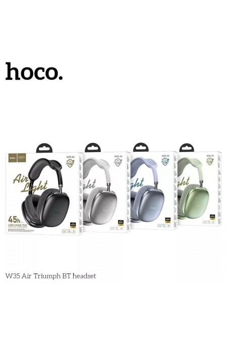 Беспроводные наушники Hoco W35 Air (серебристый) 3