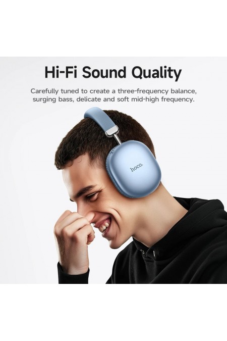 Беспроводные наушники Hoco W35 Max (синий) 2