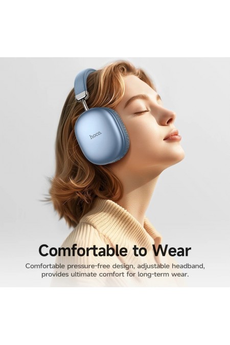 Беспроводные наушники Hoco W35 Max (синий) 3