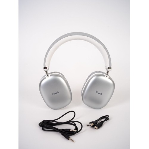 Беспроводные наушники Hoco W35 Free Music (белый/серебристый) 6