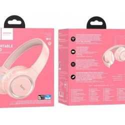 Беспроводные наушники Hoco W41 (розовый)