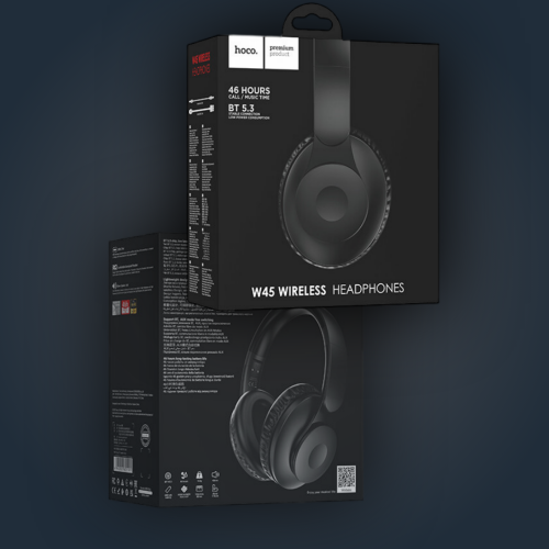 Беспроводные наушники Hoco W45 (черный) 4