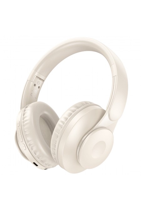 Беспроводные наушники Hoco W45 (молочно-белый) 