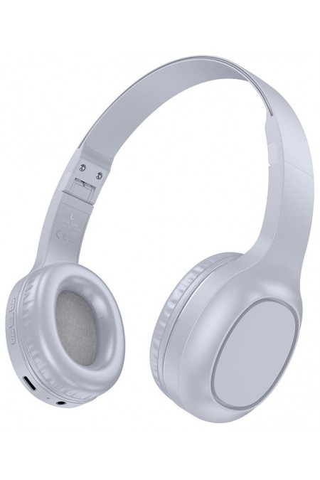 Беспроводные наушники Hoco W46 Charm (светло-синий/серый) 