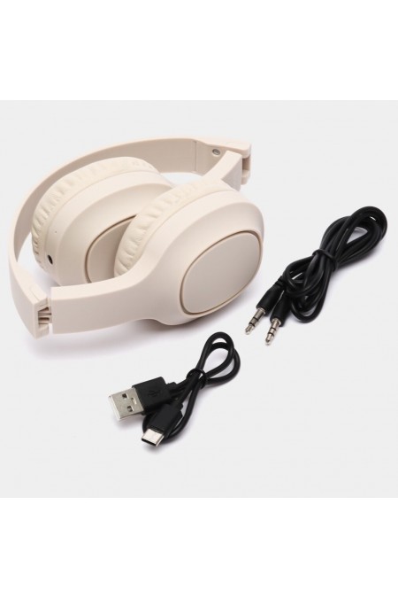 Беспроводные наушники Hoco W46 (молочно-белый) 5