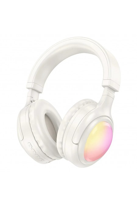 Беспроводные наушники Hoco W48 (молочно-белый) 