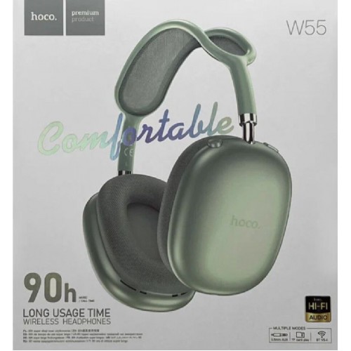 Беспроводные наушники Hoco W55 (зеленый) 3
