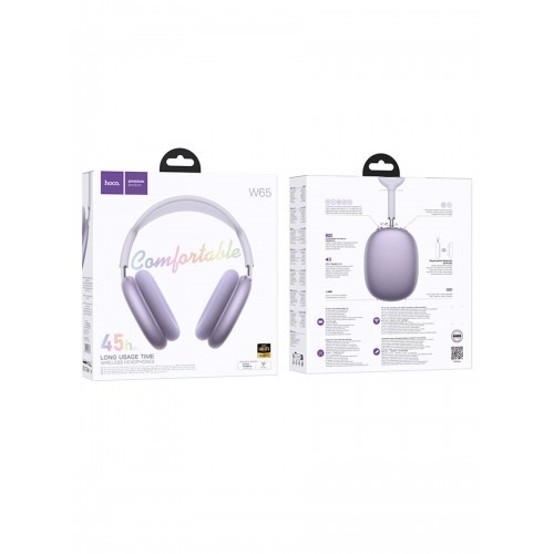 Беспроводные наушники Hoco W65 (фиолетовый) 3