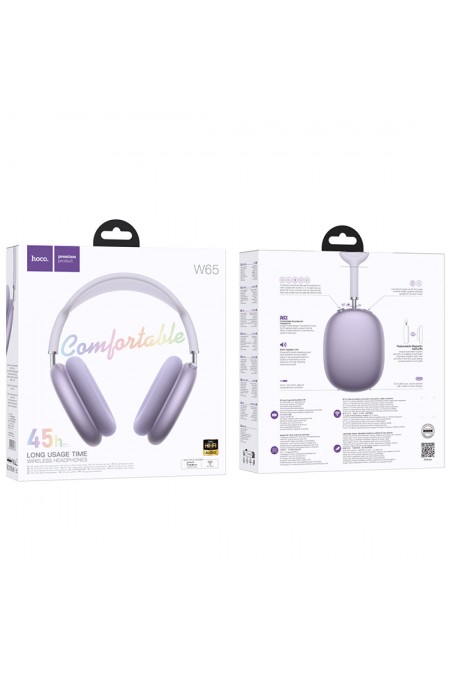 Беспроводные наушники Hoco W65 Happy (фиолетовый) 2