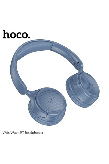 Беспроводные наушники HOCO W66 Wave (голубой) 1