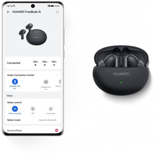 Беспроводные наушники HUAWEI FreeBuds 5i (55036647) (черный) 5