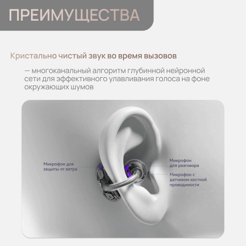 Беспроводные наушники HUAWEI FreeClip (розовое золото) 3