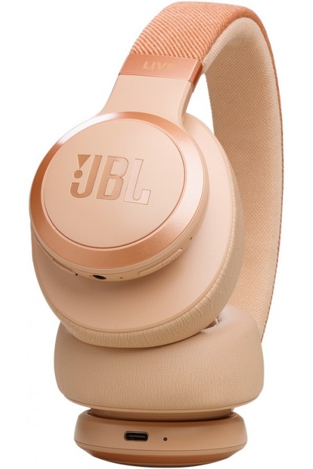 Беспроводные наушники JBL Live 770NC (бежевый) 4