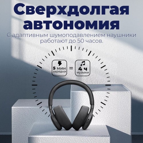 Беспроводные наушники JBL Live 770NC (черный) 4
