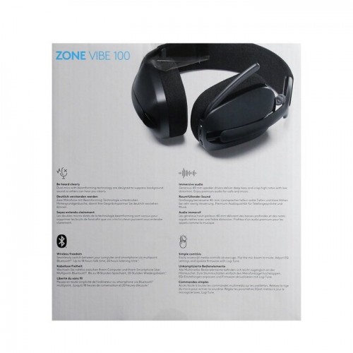 Беспроводные наушники Logitech Zone Vibe 100 (981-001213) (графит) 7