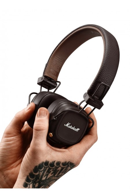 Беспроводные наушники Marshall Major IV (коричневый) 6