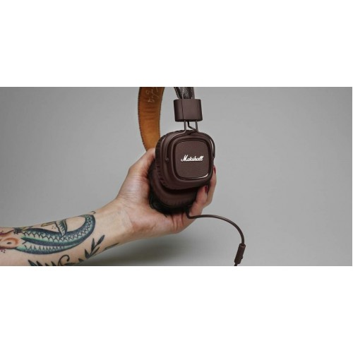 Беспроводные наушники Marshall Major IV (УЦЕНКА) (коричневый) 4