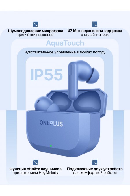 Беспроводные наушники OnePlus Nord Buds 3R (синий) 1