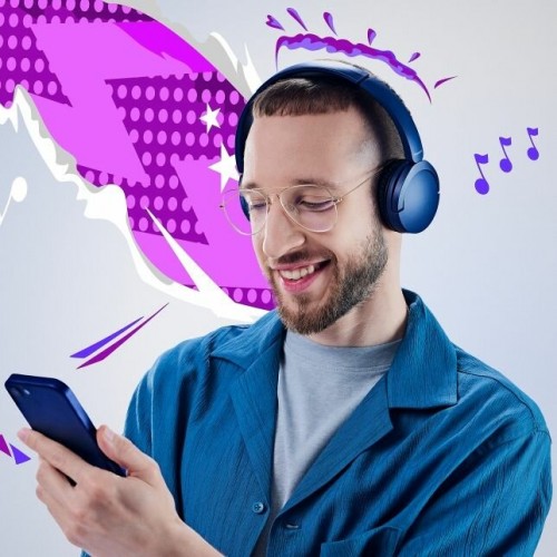 Беспроводные наушники Panasonic RB-HF630BG-A (синий) 4