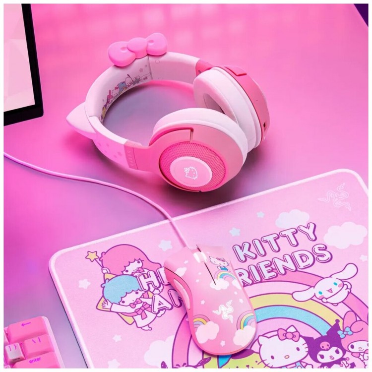 Razer kraken pink kitty edition best sale