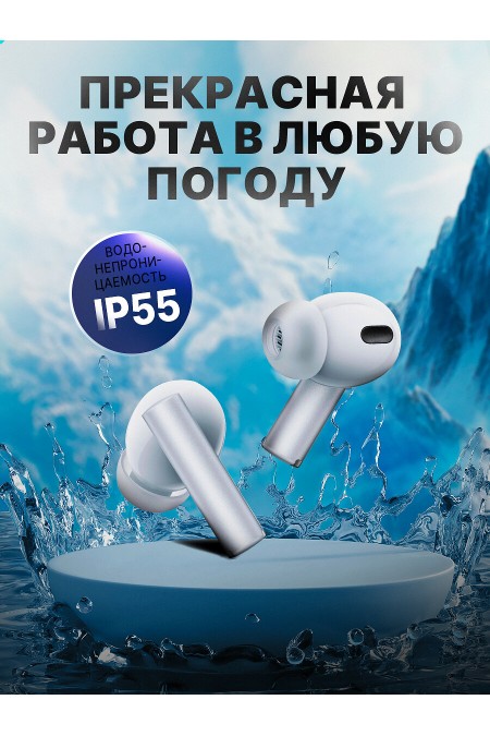 Беспроводные наушники Realme Buds Air 6 Pro (RMA2401) (светло-голубой) 4