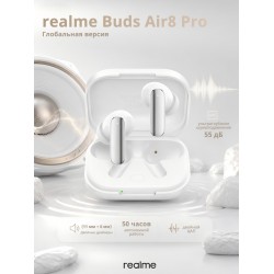 Беспроводные наушники Realme Buds Air 8 Pro (белый)
