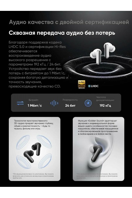 Беспроводные наушники Realme Buds Air 8 Pro (белый) 5