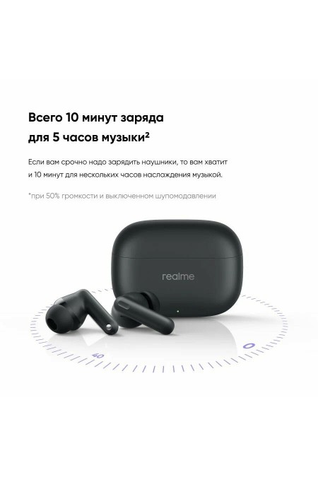 Беспроводные наушники Realme Buds T310 RMA2303 (черный) 9
