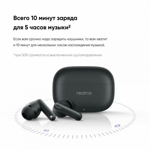 Беспроводные наушники Realme Buds T310 RMA2303 (черный) 9
