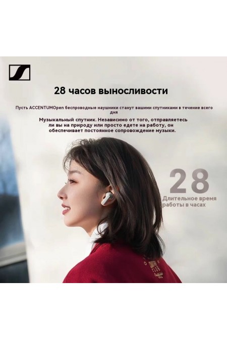 Беспроводные наушники Sennheiser Accentum OPEN (черный) 9