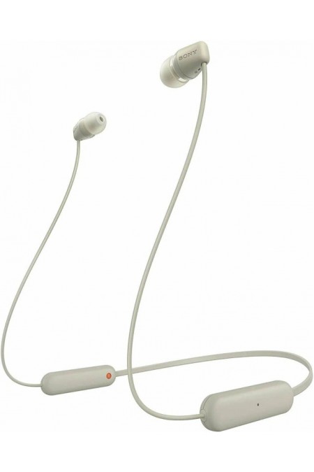 Беспроводные наушники Sony WI-C100 (бежевый) 