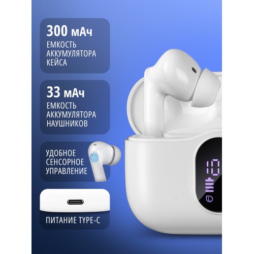 Беспроводные наушники SVEN E-310B (SV-022624) (белый) 1