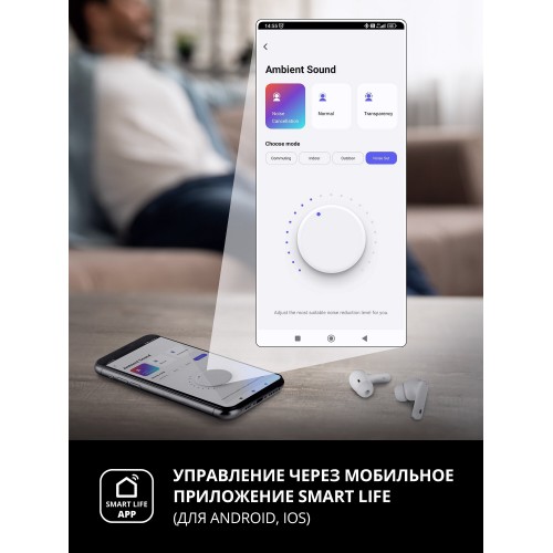 Беспроводные наушники SVEN E-310B (SV-022624) (белый) 7