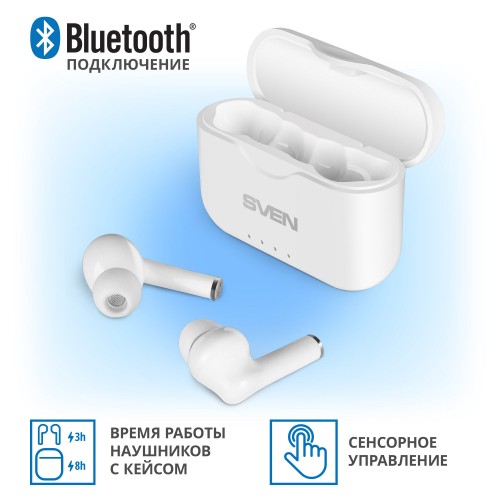 Беспроводные наушники SVEN E-701BT (белый) 3
