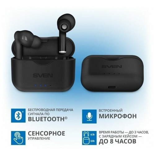Беспроводные наушники SVEN E-702BT (SV-019525) (черный) 1