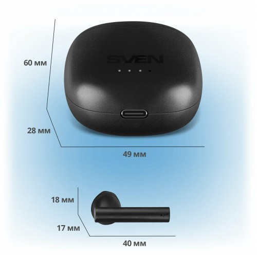 Беспроводные наушники SVEN E-717BT (SV-019266) (черный) 3
