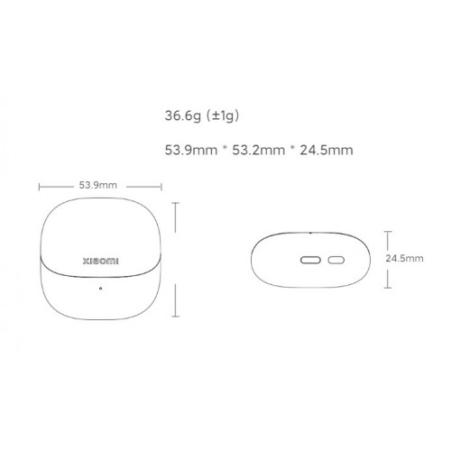 Беспроводные наушники Xiaomi Buds 5 (BHR8118GL) (черный) 1