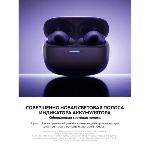 Беспроводные наушники Xiaomi Redmi Buds 6 Pro (BHR9307GL) (черный космос) 7