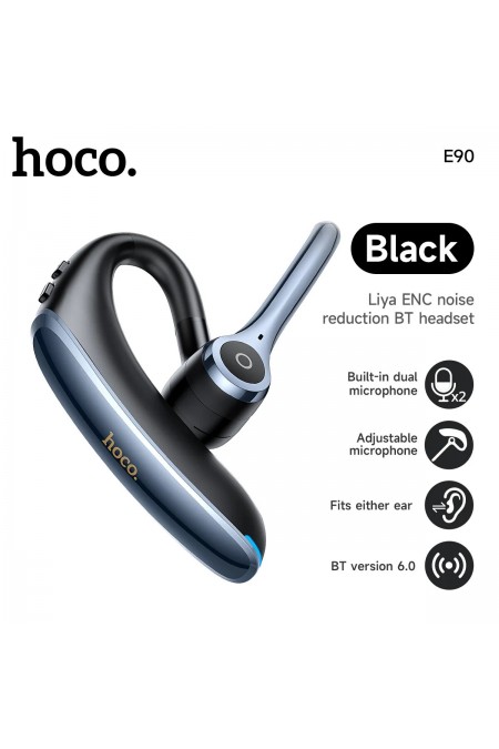 Bluetooth-гарнитура HOCO E90 (черный/синий) 