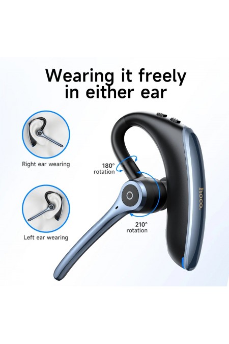 Bluetooth-гарнитура HOCO E90 (черный/синий) 2