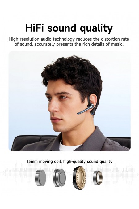 Bluetooth-гарнитура HOCO E90 (черный/синий) 7