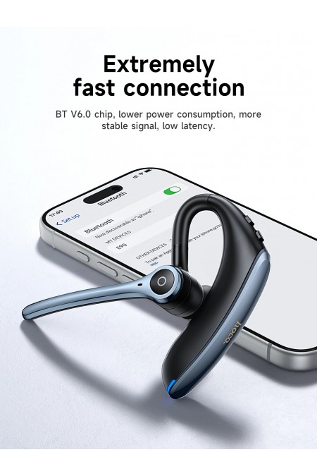 Bluetooth-гарнитура HOCO E90 (черный/синий) 8