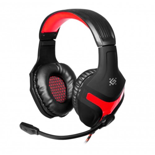 Компьютерная гарнитура Defender BLACK FEAR (черный/красный) 