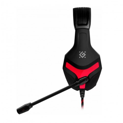 Компьютерная гарнитура Defender BLACK FEAR (черный/красный) 2