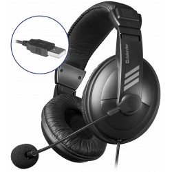 Компьютерная гарнитура Defender Gryphon 750U USB (63752) (черный)
