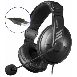 Компьютерная гарнитура Defender Gryphon 750U USB (63752) (черный)