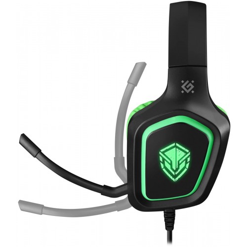 Компьютерная гарнитура Defender Hinderer (64537) (черный/зеленый) 4