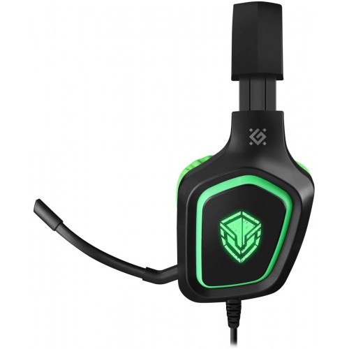 Компьютерная гарнитура Defender Hinderer (64537) (черный/зеленый) 5