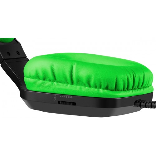 Компьютерная гарнитура Defender Hinderer (64537) (черный/зеленый) 6