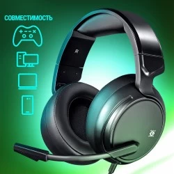 Компьютерная гарнитура Defender Shadow 64600 (64600) (черный)